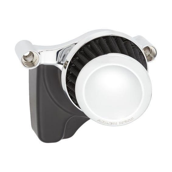 Mini 22° air cleaner kit. Chrome