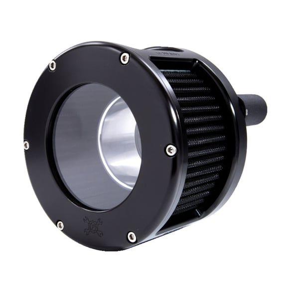 BA Race Series air cleaner. Black. Clear cover