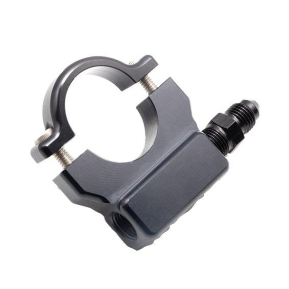 1" handlebar oil pressure gauge mount. Black