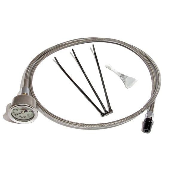 remote oil pressure gauge kit. Stainless