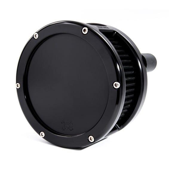 BA air cleaner. Black. Black filter. Solid cover