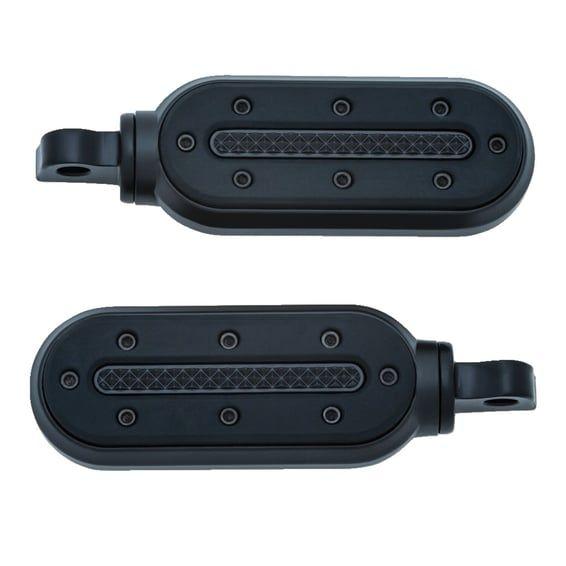 Heavy industry foot pegs. Satin black