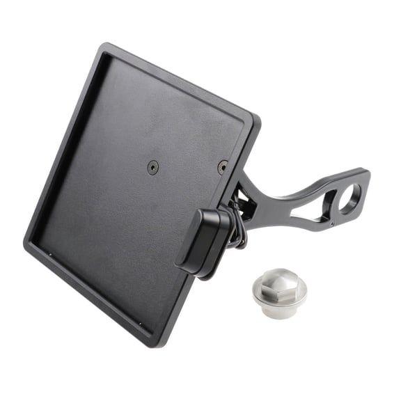 side mount license plate bracket, black. Germany