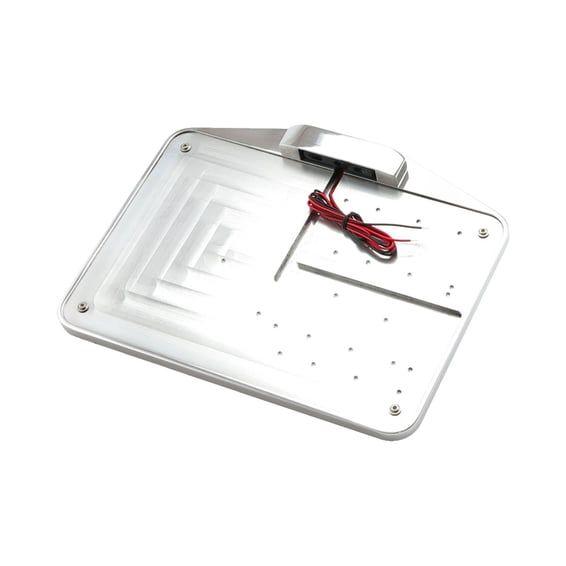 license plate holder only w/LED PlateLight EU. Polished