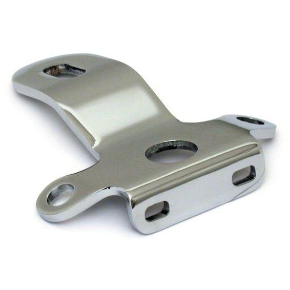 Motor mount w/coil mount. with ignition switch hole. Chrome