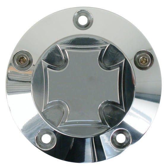 point cover 'Maltese Cross'. Polished