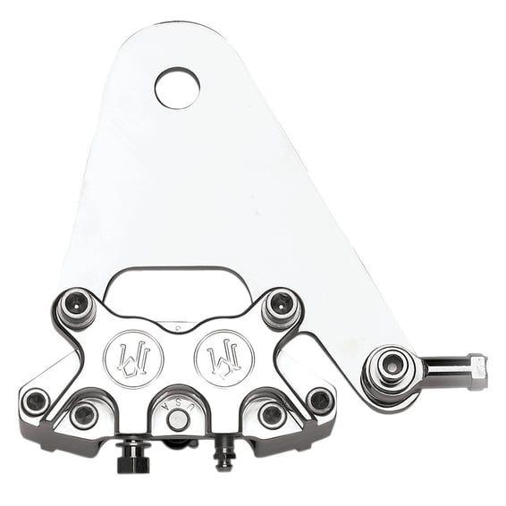 PM, Rear 4-p caliper bracket, 11.5". Polished