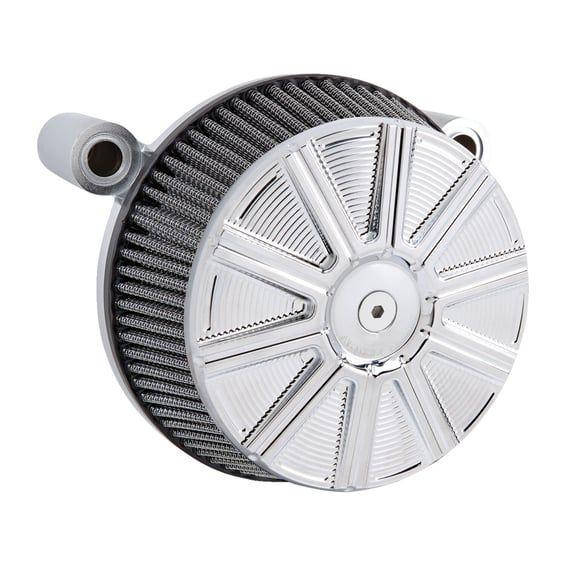 Stage 1 Big Sucker air cleaner kit. 10-Gauge chr