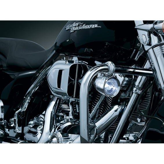Engine guard 3" driving lights. Chrome
