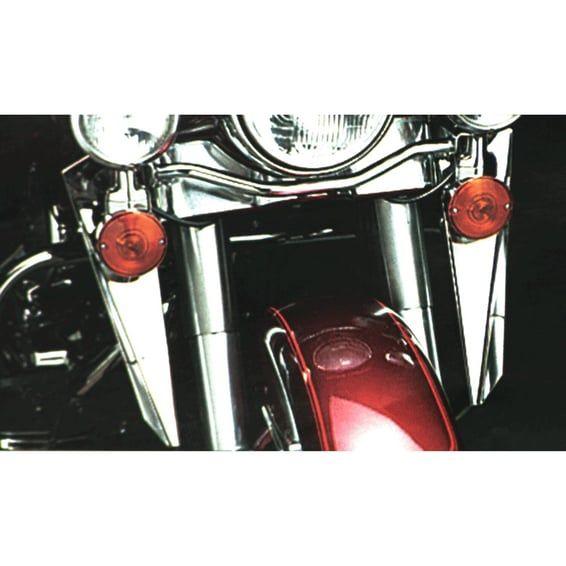 Wind deflector. Chrome