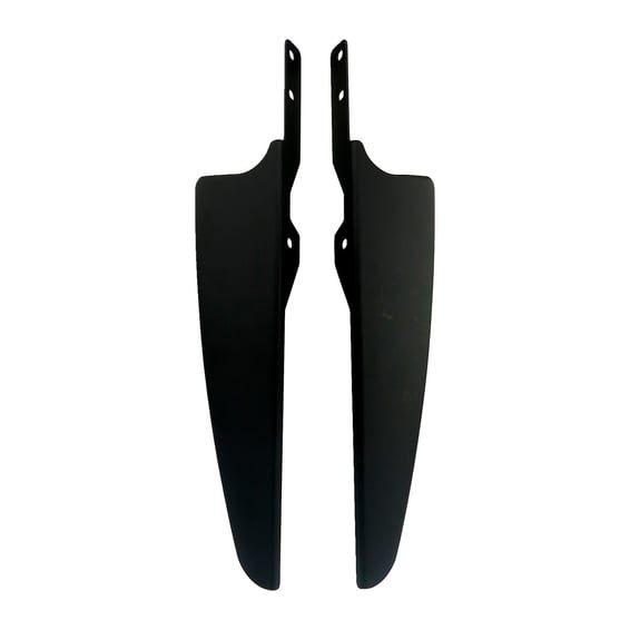 Wind deflector set. matte black