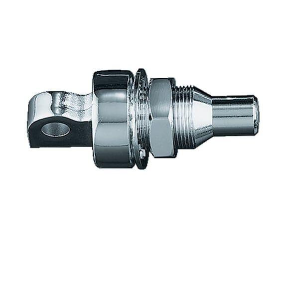 Replacement stirrup mount, male. Chrome