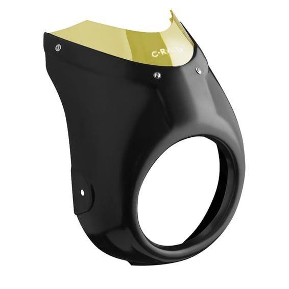 Café Racer headlight mask. Black