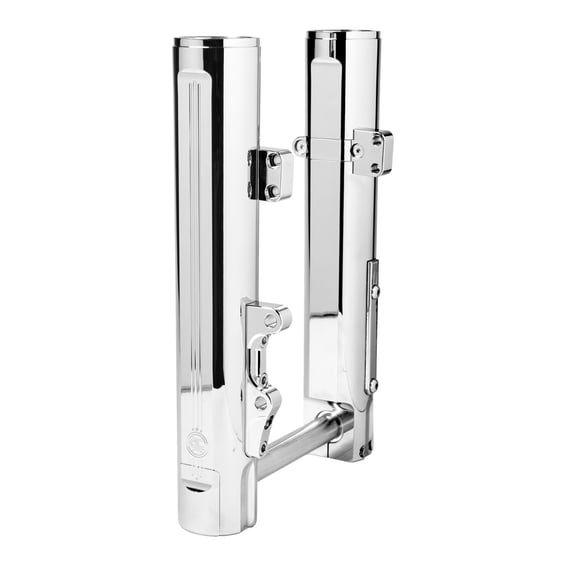 PM, Lower leg assembly, single disc. Chrome