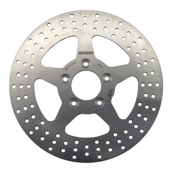 solid brake rotor 11.5", front left & right