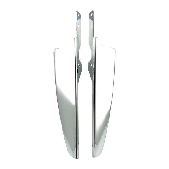 Wind deflector set. Chrome