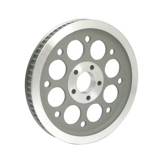 Reproduction OEM style wheel pulley 70t, 1-1/8" belt. Silver