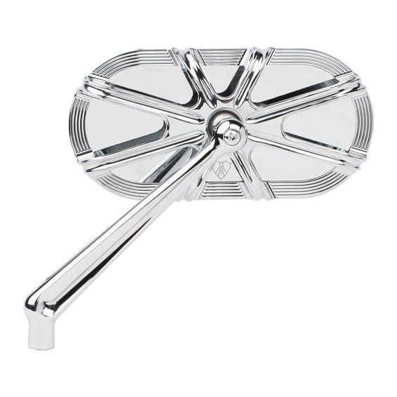 10-gauge caged mirror left hand chrome