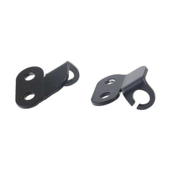 front turn signal brackets. Black