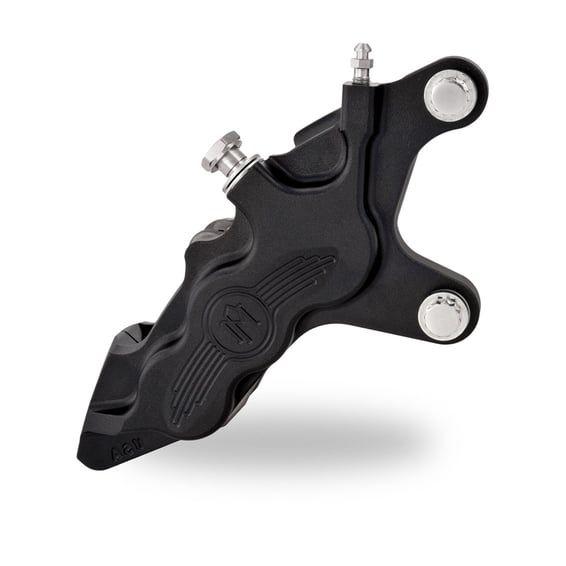 PM, 6 piston differential bore caliper right side. Black Ops