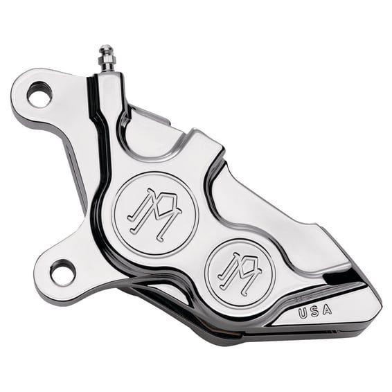 PM, 4-p 137x4b caliper. Bolt-on, 11.5" left front. Polished