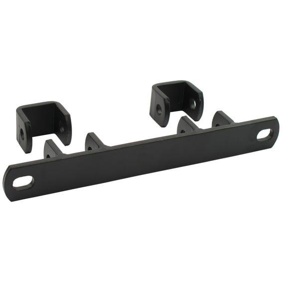Solo seat suspension bracket kit for dual shocks
