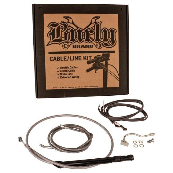 cable/line kit. For 13" Bagger bars. Stainless Steel