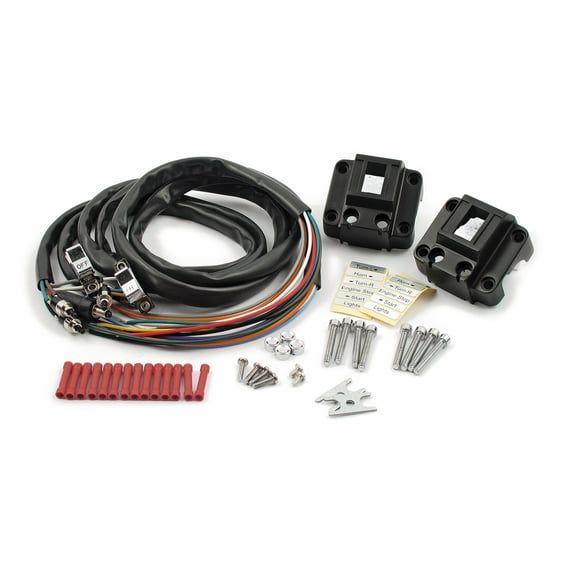 Handlebar switch housing kit. Black