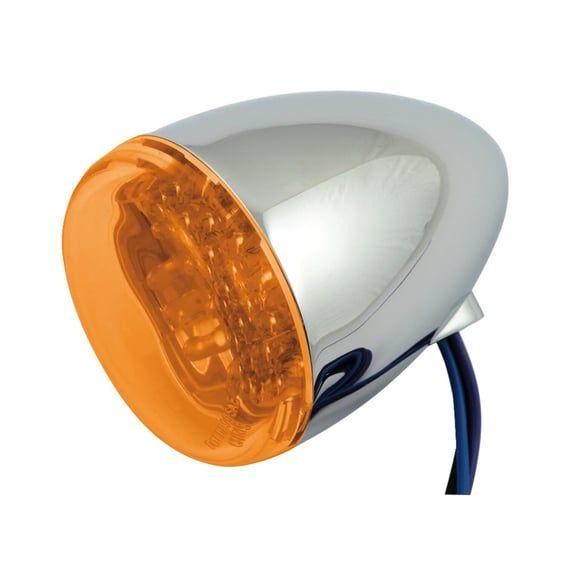 LED Bullet turn signals. Amber. Amber lens