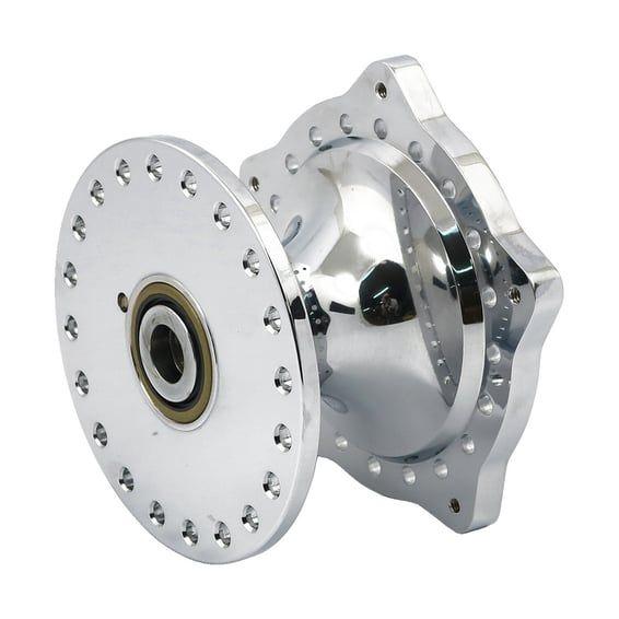 Chrome plated alu hub assy