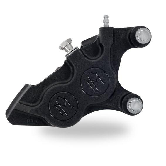 PM, 4-p 137x4b caliper. Bolt-on, 11.5" right front, blk ops