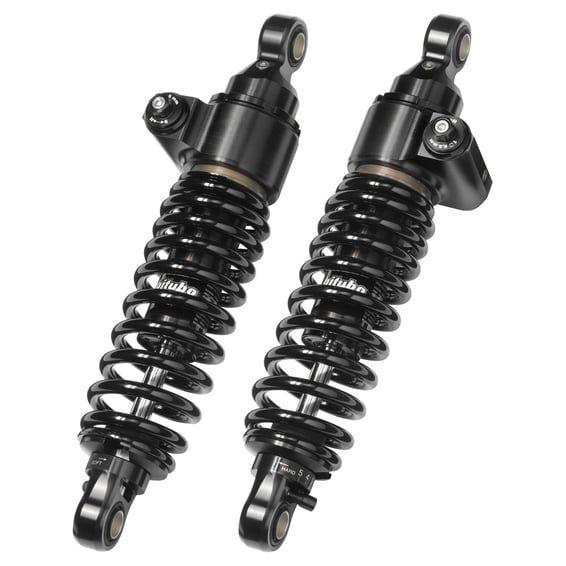 WME dual shock absorber set. Black. 321mm