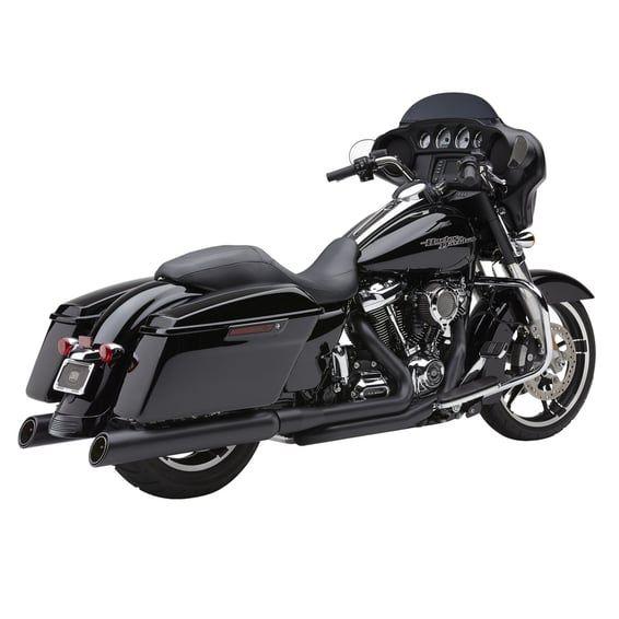 909 Upper Cut 4" slip-on mufflers. Black