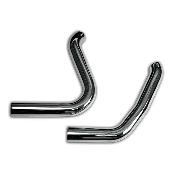 Front & rear heatshield set. Chrome