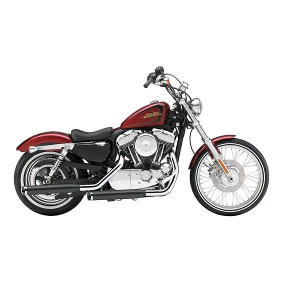 3" slip-on mufflers. Black