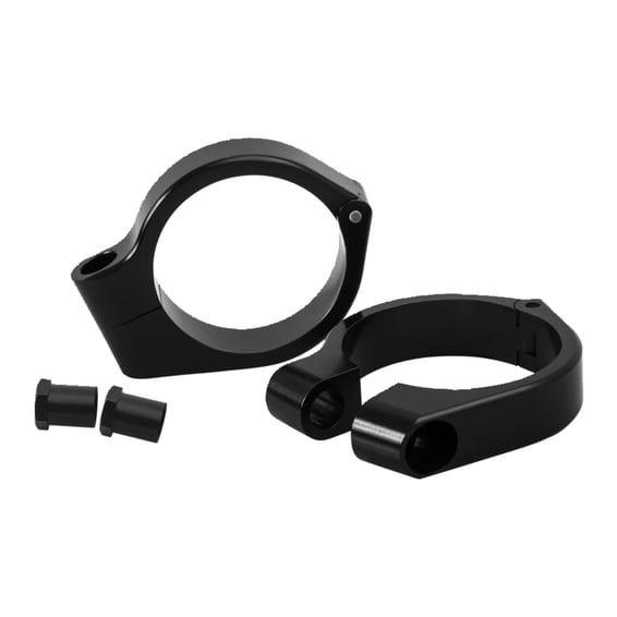Wrap-around turn signal brackets, 35mm forks