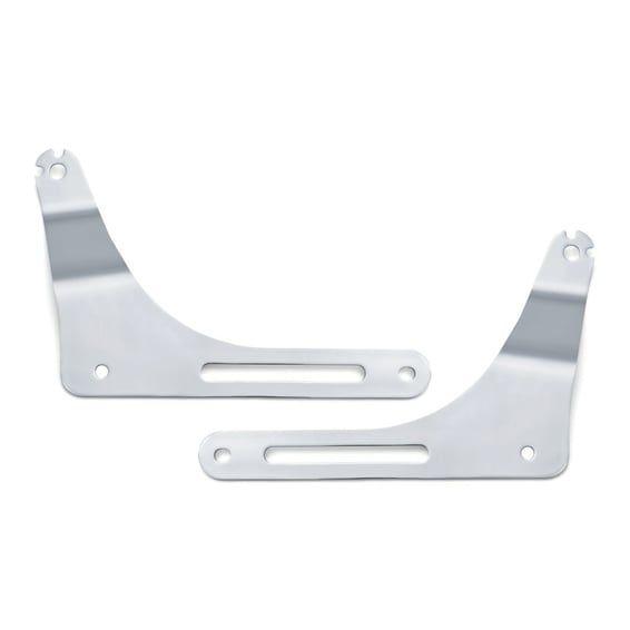 Mount brackets for multi-purpose backrest. Chrome