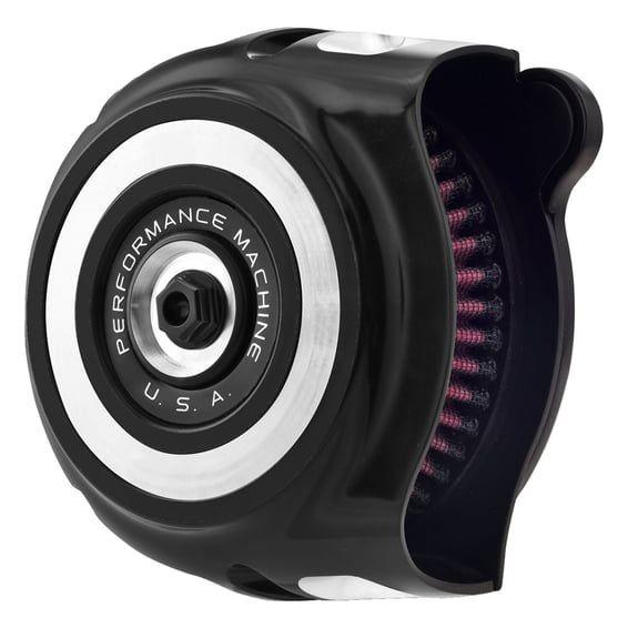PM, 'Vintage' air cleaner kit. Black CC