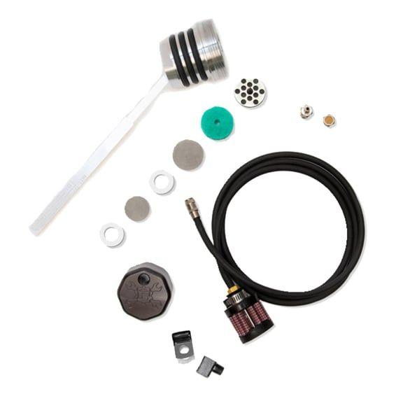 vented dipstick. Black