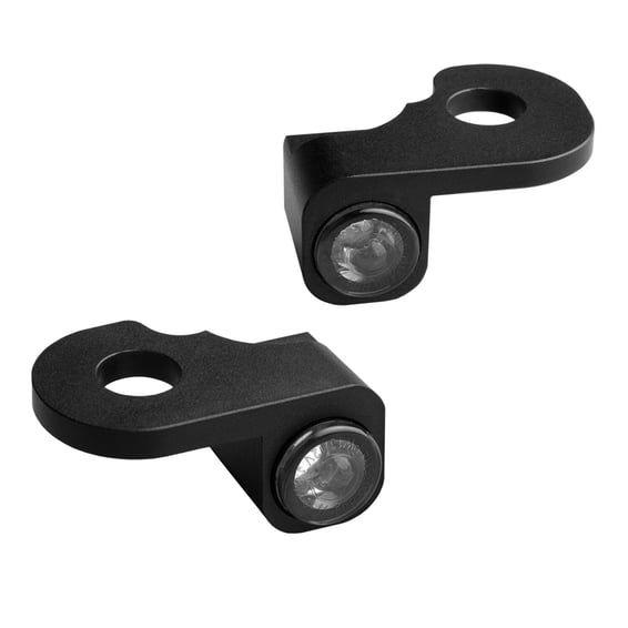 Nano below bar turn signals. Black