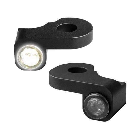 Nano below bar turn signals. Black