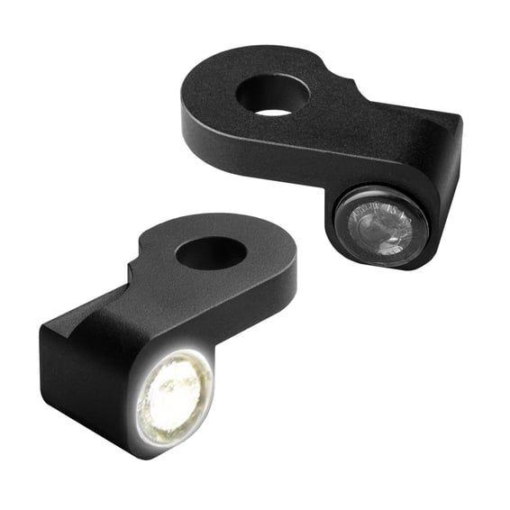 Nano below bar turn signals. Black with PL