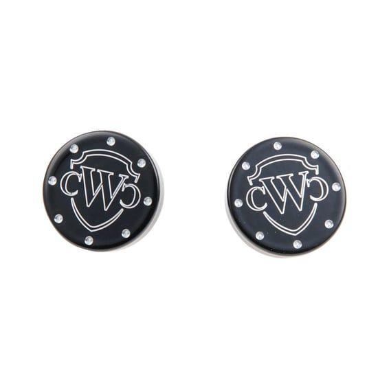 front axle cover kit. Gloss black with logo