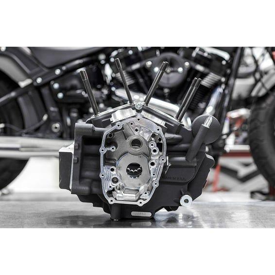 M8 Softail MK-Series crankcase assembly. Black