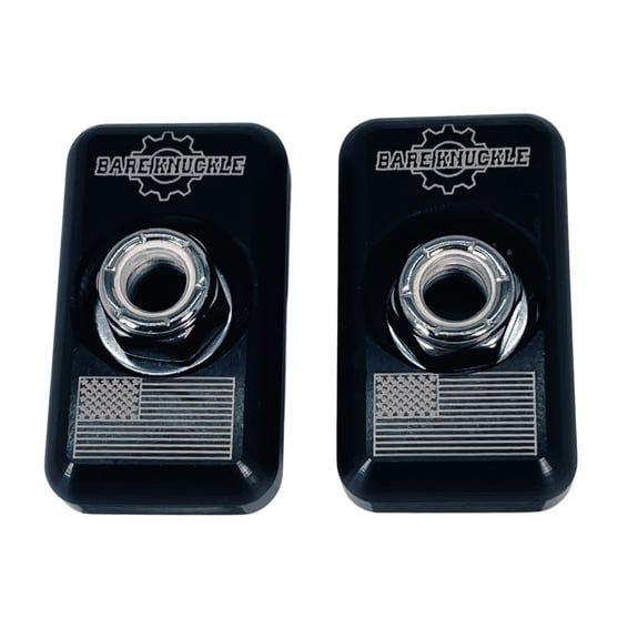 Bare Knuckle Performance, Axle adjuster plate kit. US flag
