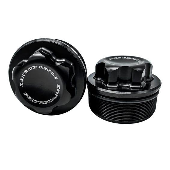 Bare Knuckle Performance, fork tube caps. 49mm fork tubes