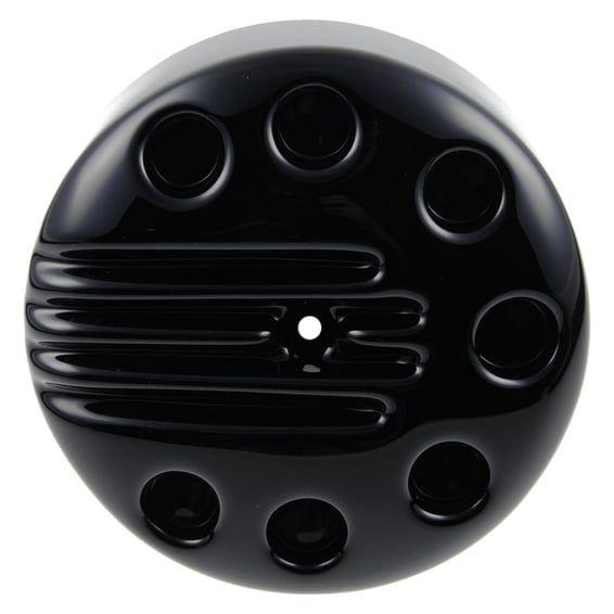 air cleaner cover Slotted. Gloss black