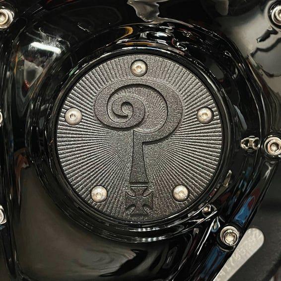 Indian Larry, 'Question Mark' point cover. Matte black