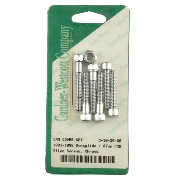 Big Twin cam cover mount kit, chrome allen