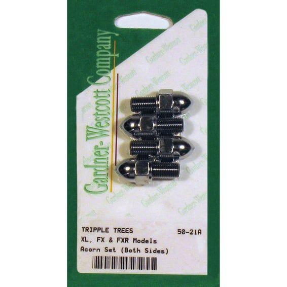 Triple tree side bolt set. Acorn nut